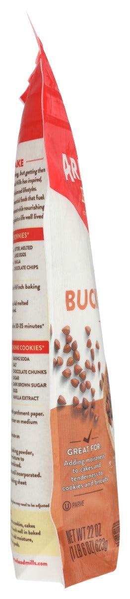 ARROWHEAD MILLS: Organic Gluten Free Buckwheat Flour, 22 oz