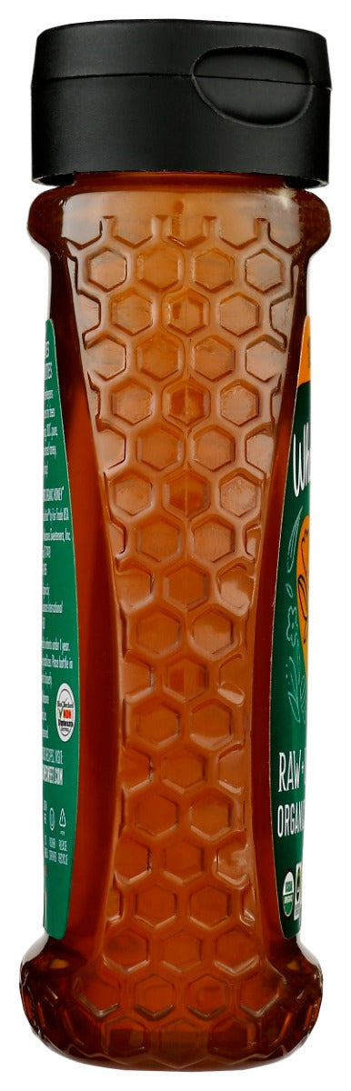 WHOLESOME: Raw Unfiltered Organic White Honey, 16 oz