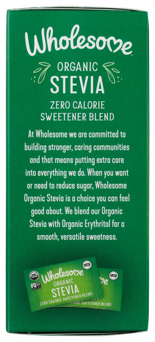 WHOLESOME: Organic Stevia 35Pk, 1.23 oz