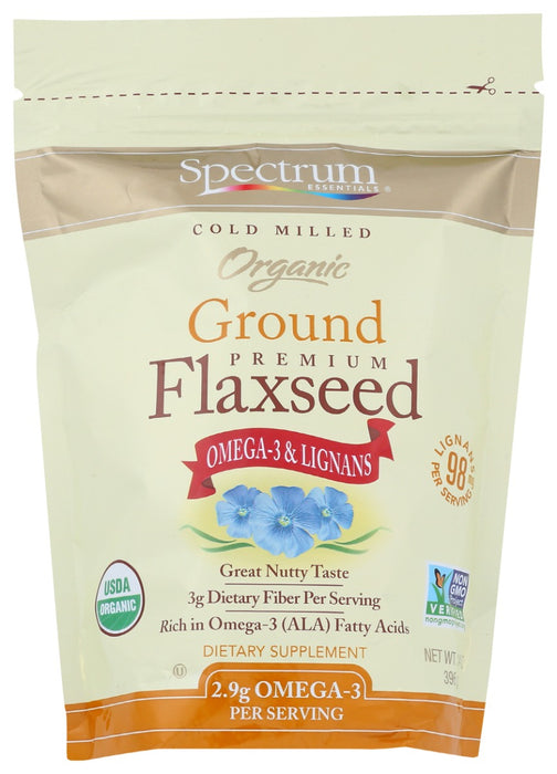 Only Spectrum Essentials® brand uses a proprietary milling process that finely slices the seed, rather than crushing it, thereby preventing the loss of valuable nutrients from oxidation. The sliced seed is immediately packaged in this light protective pouch and sealed airtight to ensure optimum nutritive benefits and product freshness.