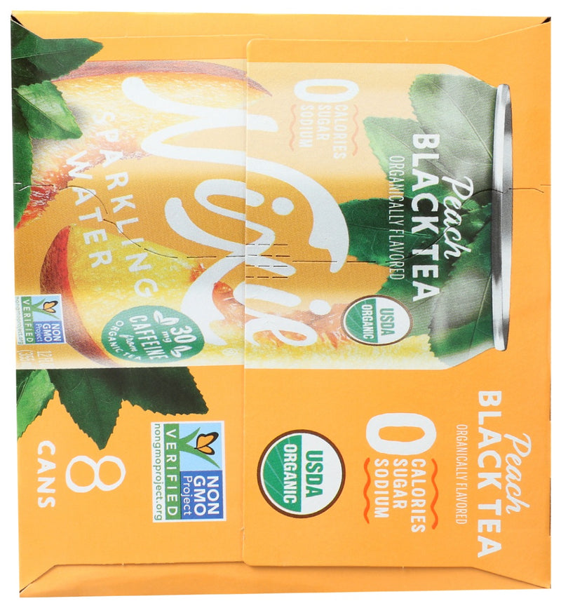 NIXIE: Peach Black Tea Sparkling Water 8Pk, 96 fo