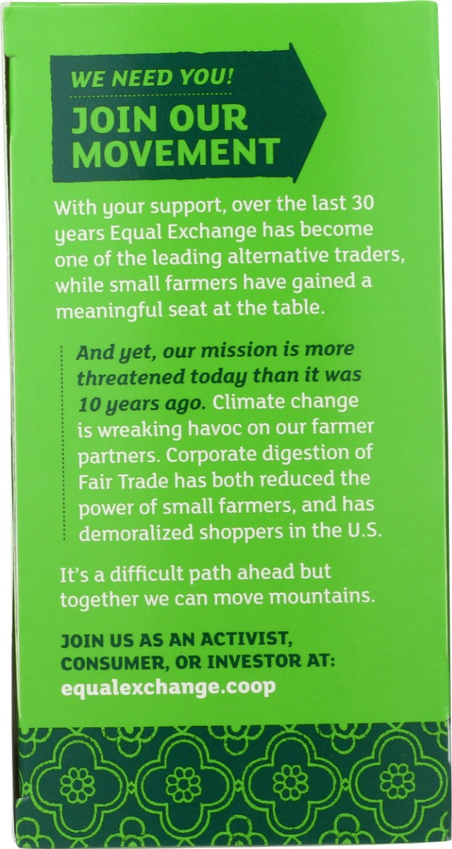 EQUAL EXCHANGE: Organic Peppermint Tea, 20 bg