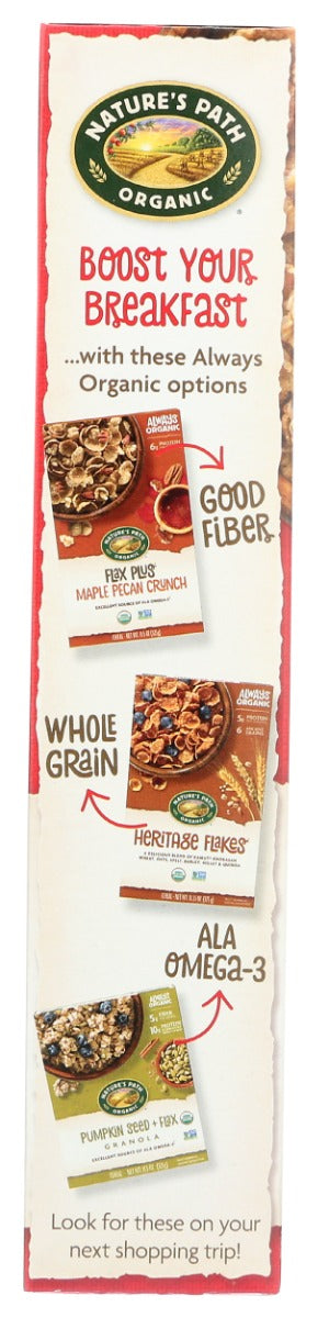 NATURES PATH: Flax Plus Red Berry Crunch Cereal, 10.6 oz