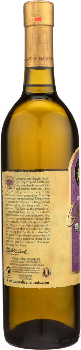 NAPA VALLEY NATURALS: Organic Extra Virgin Olive Oil, 25.4 fo