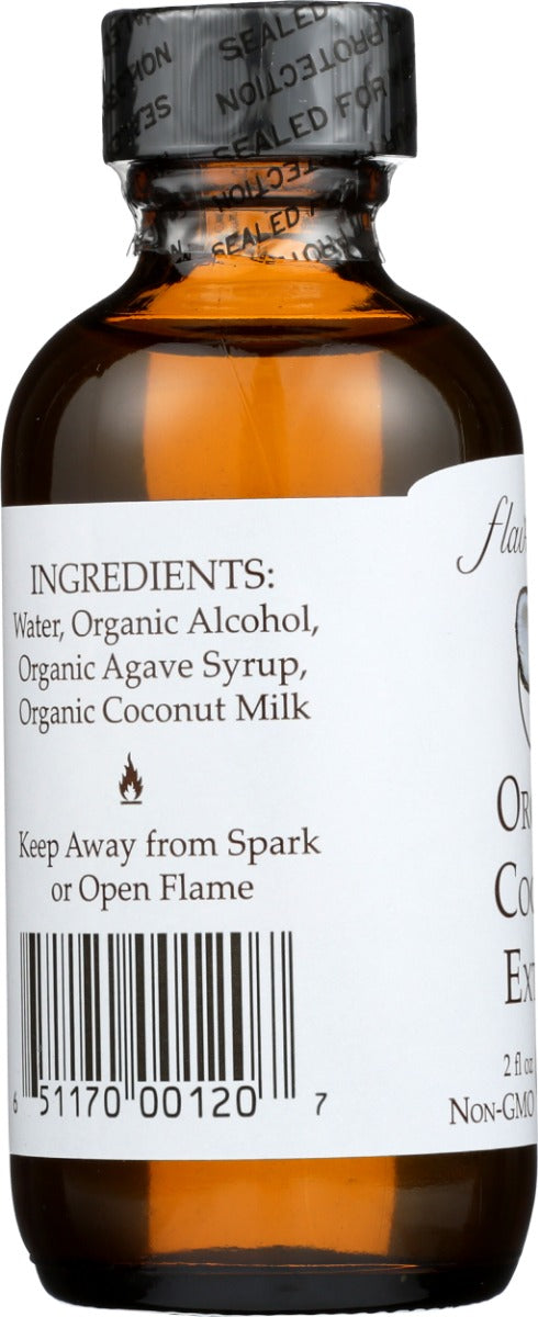 FLAVORGANICS: Organic Coconut Extract, 2 oz