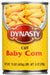 Dynasty Cut Baby Corn, 15 oz, is a delicious addition to your kitchen pantry. It makes a fine addition to salads, soups and many other dishes. This vegetable has a crisp texture with lots of bite, plus its famous bumpy exterior. You can use the baby corn right from the can or cook it to soften it up. This product is a staple of various Asian and other cuisines. As a low-calorie food, it's an ideal addition to any regular or specialty meal plan