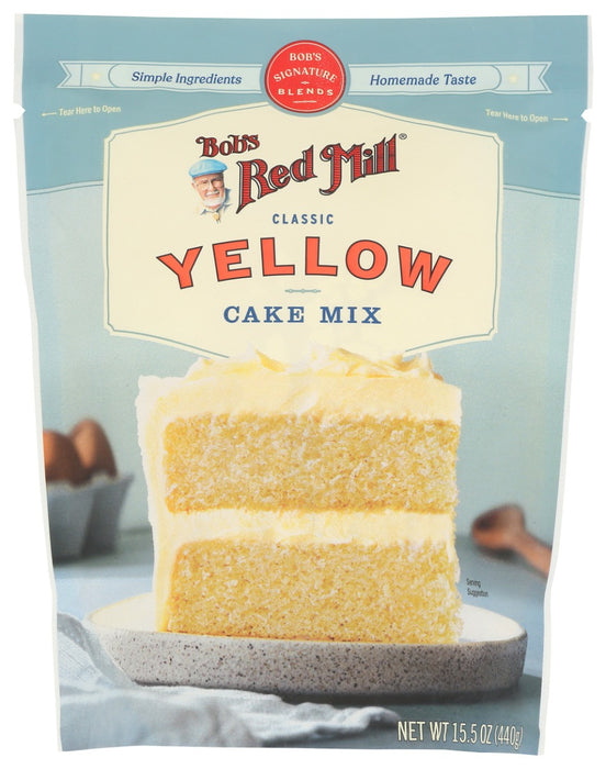 BOBS RED MILL: Classic Yellow Cake Mix, 15.5 oz