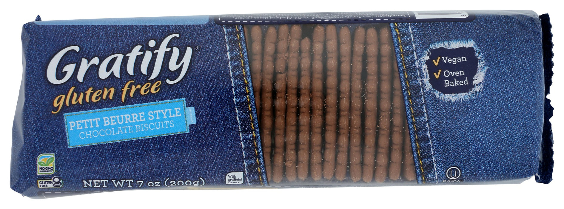 GRATIFY: Chocolate Biscuits, 7.01 oz