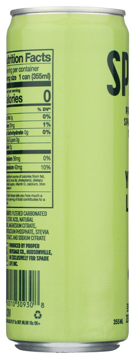 SPADE: Yuzu Lime Soda, 12 fo