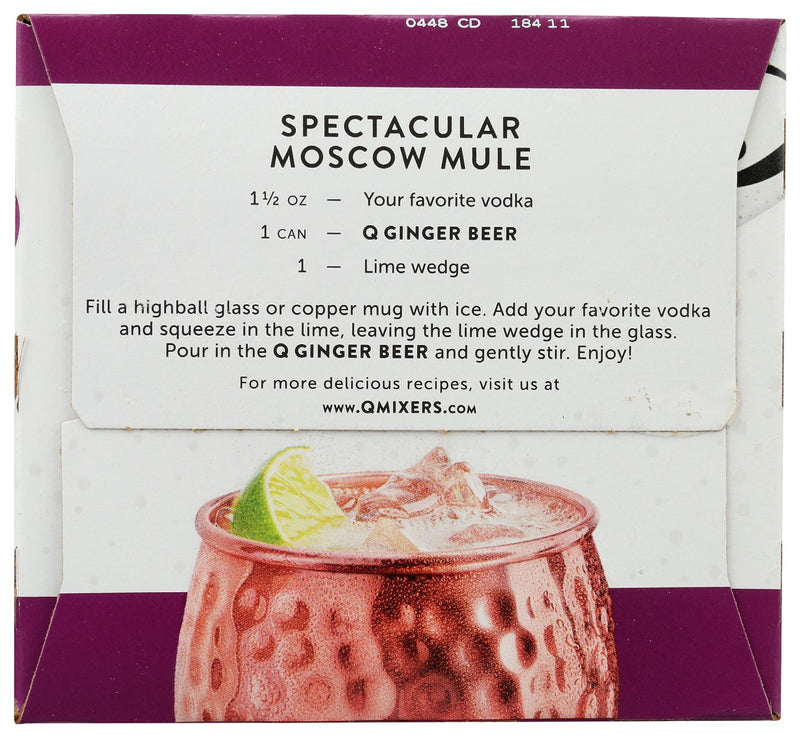 Q TONIC: Ginger Beer 4Pk, 30 fo