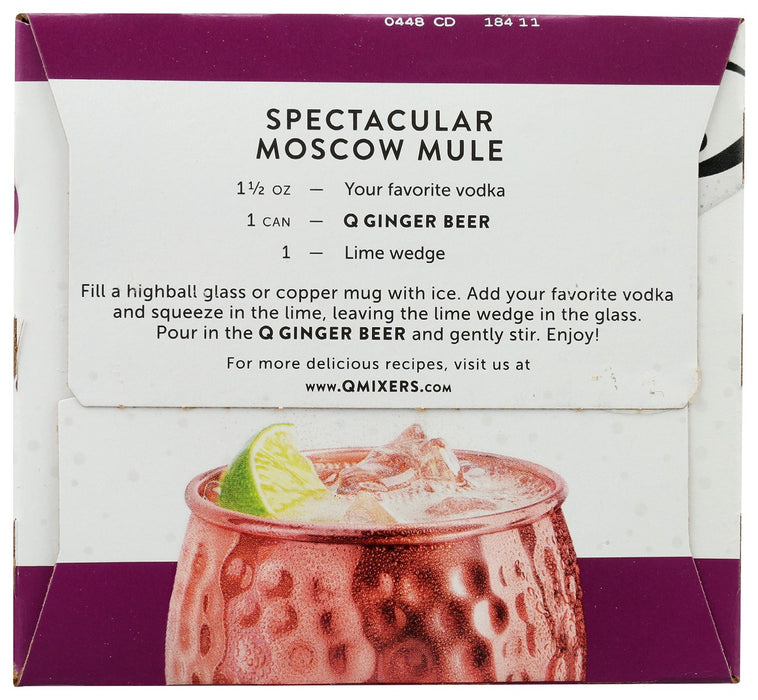 Q TONIC: Ginger Beer 4Pk, 30 fo