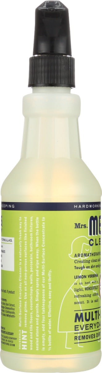 MRS MEYERS CLEAN DAY: Lemon Verbena Multi Surface Everyday Cleaner, 16 oz