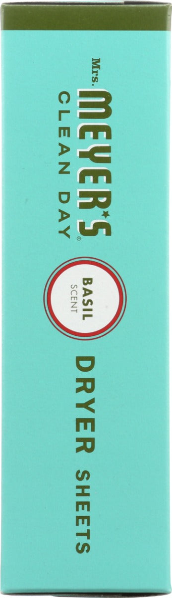 MRS MEYERS CLEAN DAY: Basil Dryer Sheets, 80 pc