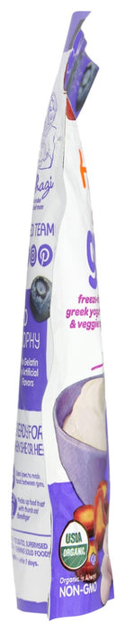 HAPPY BABY: Blueberry and Purple Carrot Greek Yogis, 1 oz