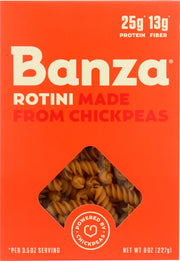 We make all the pasta shapes you love with chickpeas. Why? Because we want to eat more pasta! And when your pasta is nutrient-dense, good for the planet, packed with 20G of protein, AND super delicious? Then pasta night can be every night!