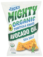ZACKS MIGHTY: Sea Salt Organic Tortilla Chips, 7.5 oz