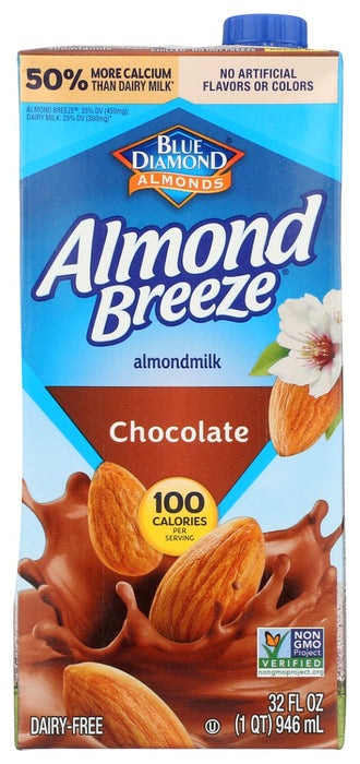 It's not often you find something that tastes so delicious. Almond Breeze® Chocolate is one of those rare treats. The creamy texture and chocolaty richness is perfect for satisfying your cravings for something sweet and chocolate. It's also calcium enriched, lactose free, and soy free.