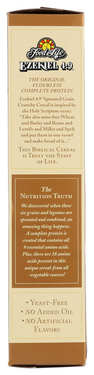 FOOD FOR LIFE: Ezekiel 4:9 Almond Sprouted Whole Grain Cereal, 16 oz