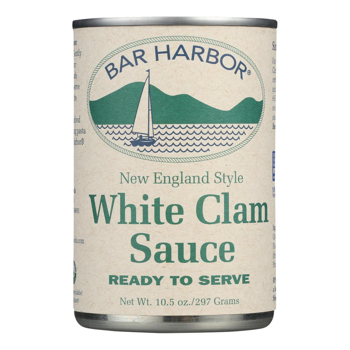 Bar Harbor - New England Style White Clam Sauce - Case of 6 - 10.5 oz. (6x10.5 OZ)