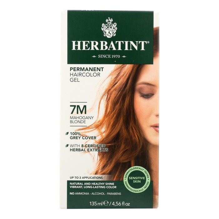 Herbatint Permanent Herbal Haircolour Gel 7M Mahogany Blonde - 135 ml (1x4 FZ)