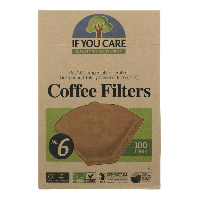 If You Care Coffee Filters - Brown - Cone - Number 6 - 100 Count (1x100 CT)
