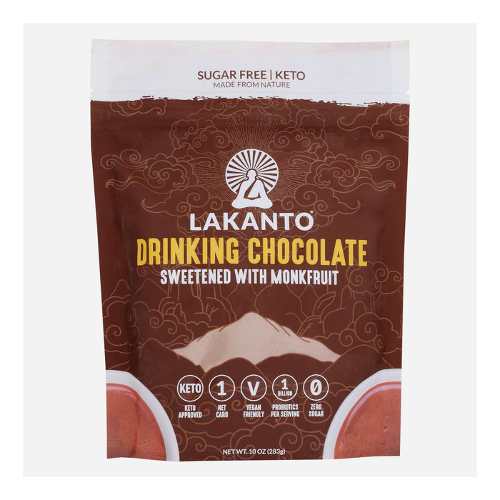Lakanto Drinking Chocolate  - Case of 8 - 10 OZ (8x10 OZ)