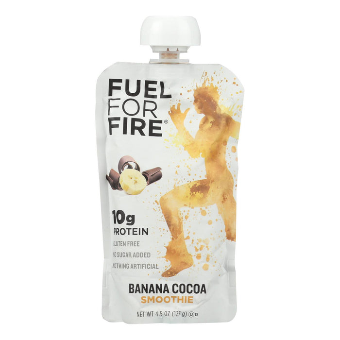 Fuel For Fire Banana Cocoa Smoothie, Banana Cocoa - Case of 12 - 4.5 OZ (12x4.5 OZ)
