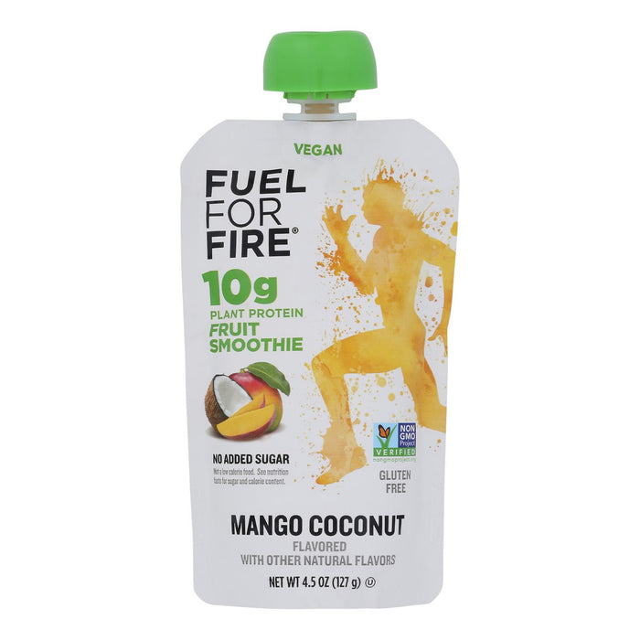 Fuel For Fire - Protn Smthie Fruit Mango Cnt - Case of 12 - 4.5 OZ (12x4.5 OZ)