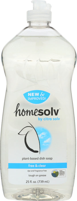 CITRA SOLV: Liquid Hand Soap & Dish Free & Clear, 25 oz