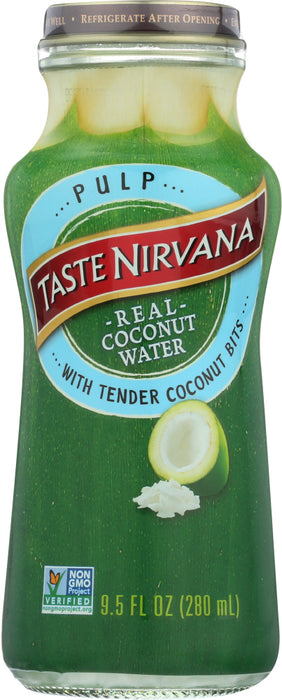 TASTE NIRVANA: Coconut Water with Pulp, 9.5 oz