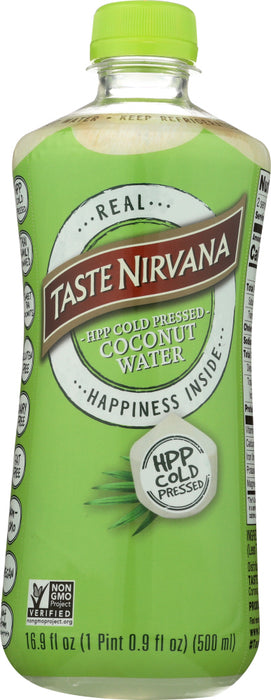 TASTE NIRVANA: HPP Coconut Water, 16.90 oz