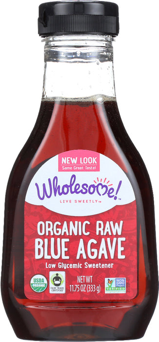 WHOLESOME SWEETENERS: Organic Raw Blue Agave, 11.75 oz