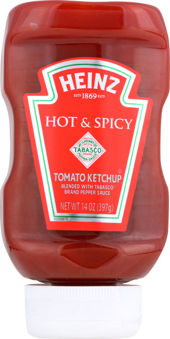 HEINZ: Hot and Spicy Tomato Ketchup, 14 oz