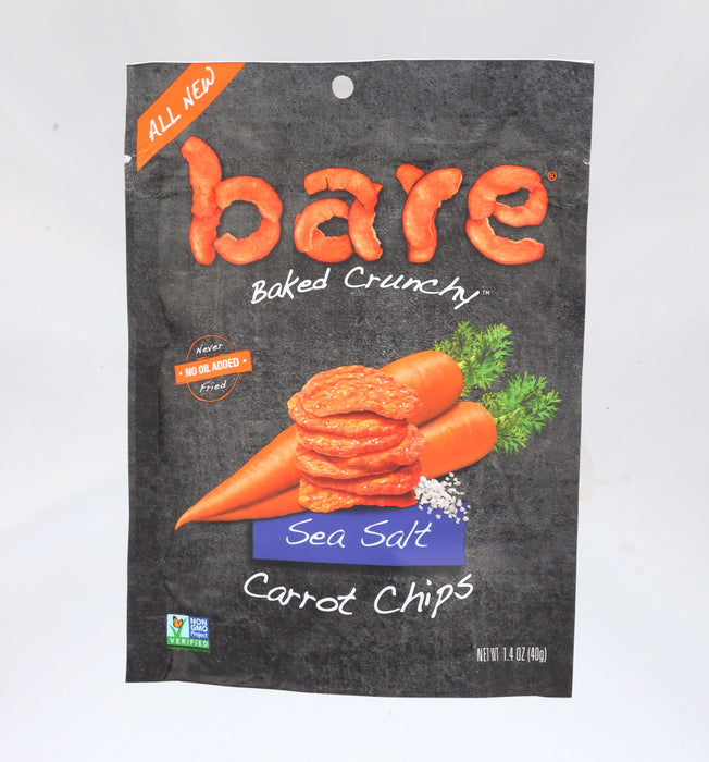 BARE FRUIT: Sea Salt Carrot Chips, 1.4 oz
