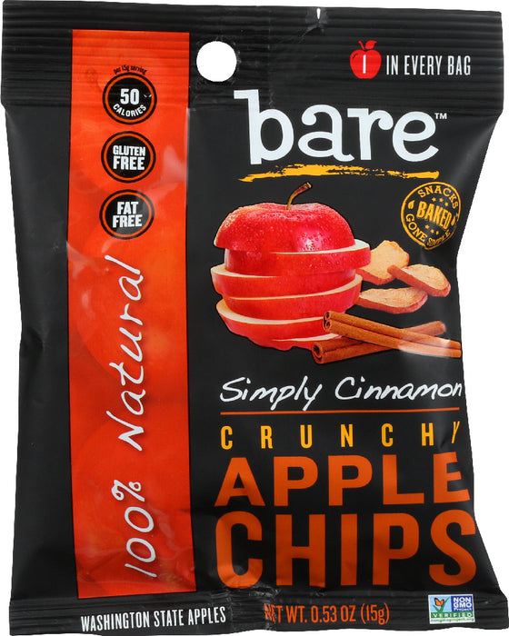BARE: Cinnamon Apple Chips, 0.53 oz