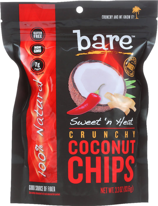BARE FRUIT: Sweet & Heat Coconut Chips, 3.3 oz