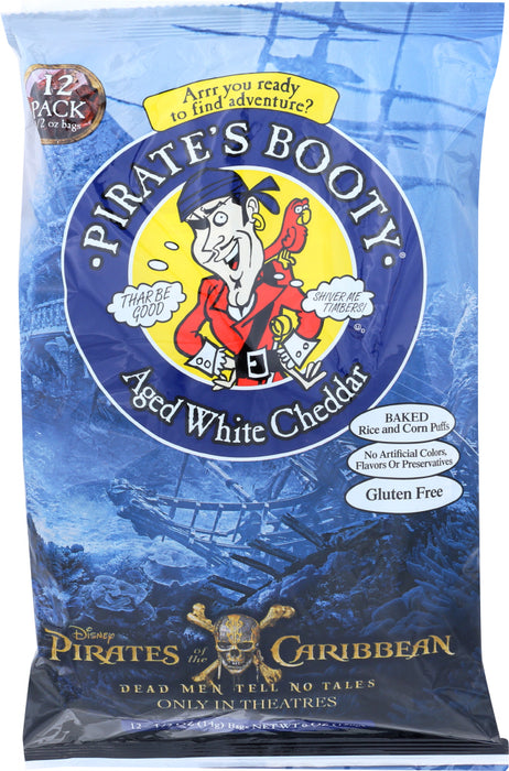 PIRATE BRANDS: Popcorn Pirate Booty Aged White, 6 oz