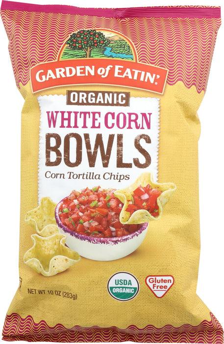 GARDEN OF EATIN: Bowl White Corn Organic, 10 oz