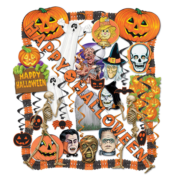 Halloween Decorating Kit - No Brand For Less 