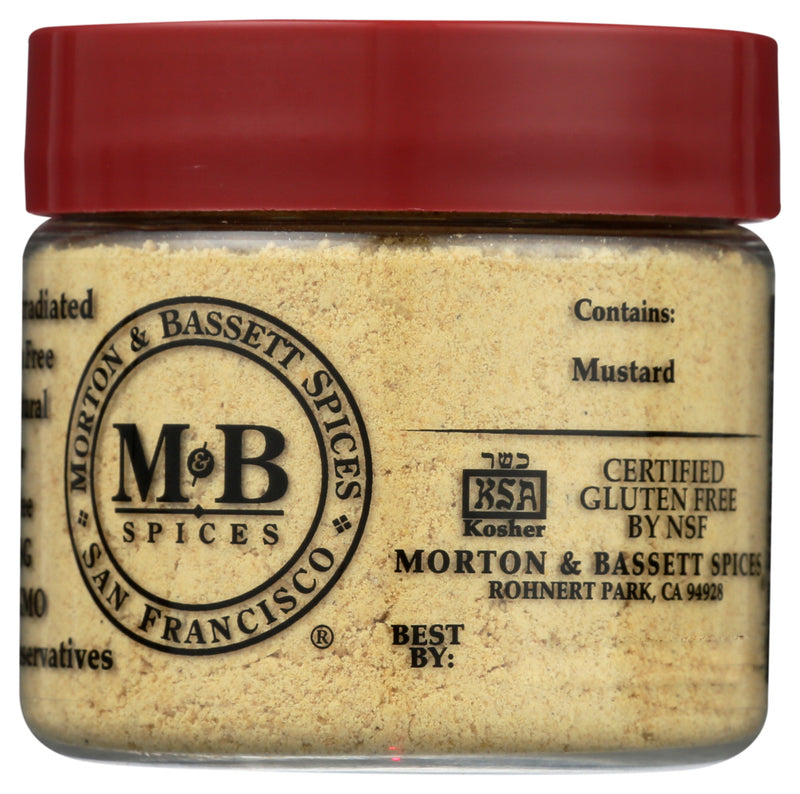 MORTON & BASSETT: Ground Yellow Mustard, 1.2 oz
