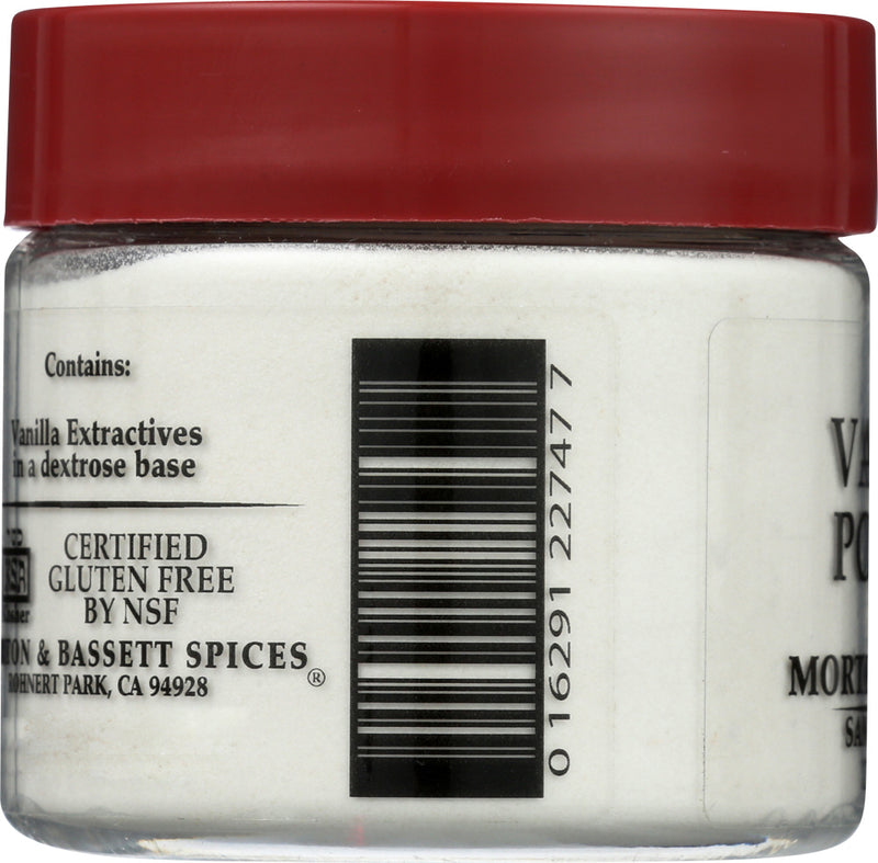 MORTON & BASSETT: Vanilla Powder Seasoning, 1.1 oz