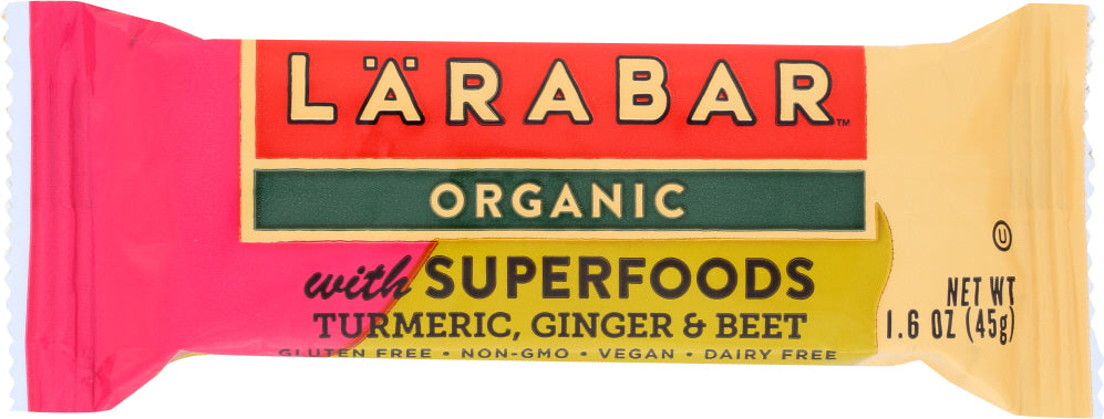 LARABAR: Bar Superfood Turmeric Ginger Beet Organic, 1.6 oz