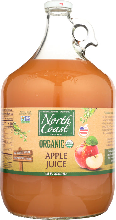 NORTH COAST: Organic Apple Juice, 128 fl oz
