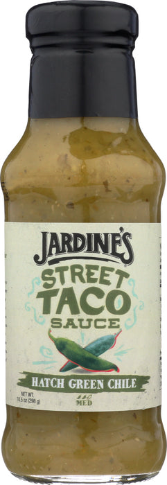 JARDINES: Sauce Taco Street Green Hatch Chile, 10.5 fo