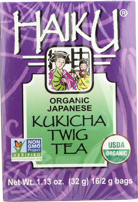 HAIKU: Organic Japanese Kukicha Twig Tea, 16 bg - No Brand For Less 