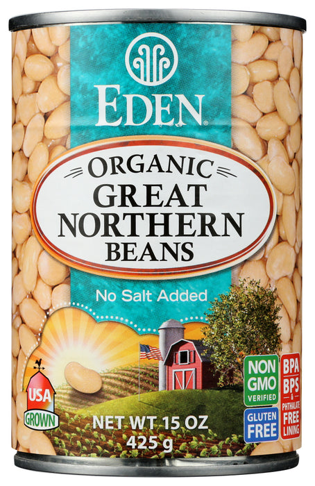 EDEN FOODS: Bean Can Grt North Ns Org, 15 oz - No Brand For Less 