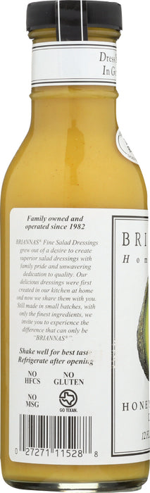 BRIANNAS: Home Style Dressing Dijon Honey Mustard, 12 oz