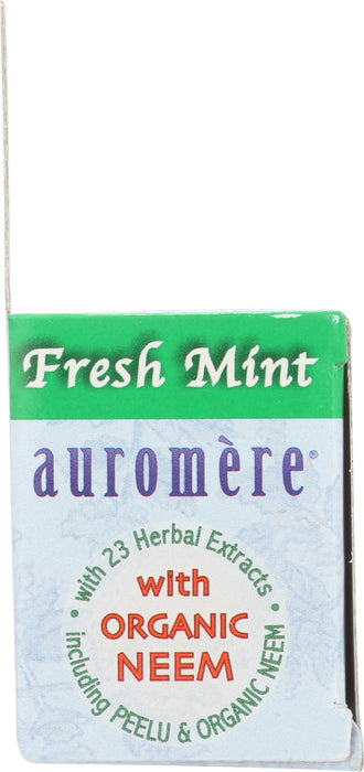 AUROMERE: Ayurvedic Herbal Toothpaste Fresh Mint, 4.16 oz