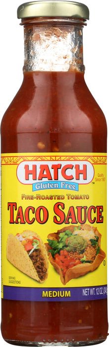 HATCH: Taco Sauce Medium, 12 oz