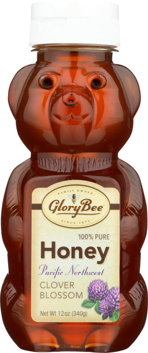 GLORY BEE: Honey Clover Squeeze Bear, 12 oz